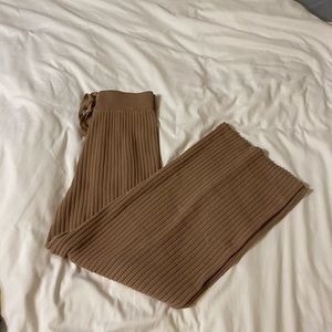 Unbranded | Ribbed Knit Lounge Drawstring Pants